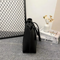 Soft Leather Slouch Tote Bag