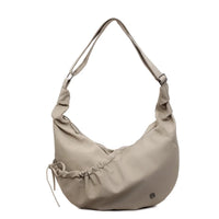 Crinkled Nylon Hobo Bag