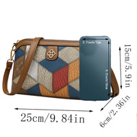 Ethnic Color Block Sling Bag