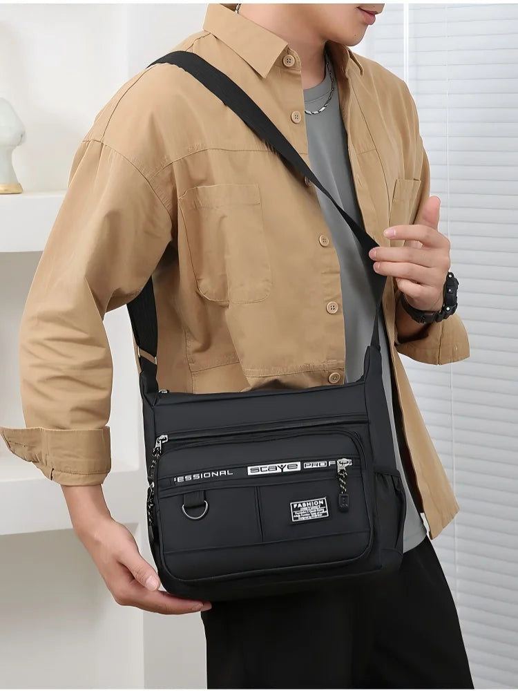 Men's Oxford Crossbody Messenger Bag