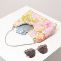 Floral Sequin Embroidered Evening Bag