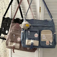 Waterproof Canvas Shoulder Tote