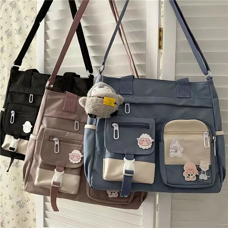 Waterproof Canvas Shoulder Tote