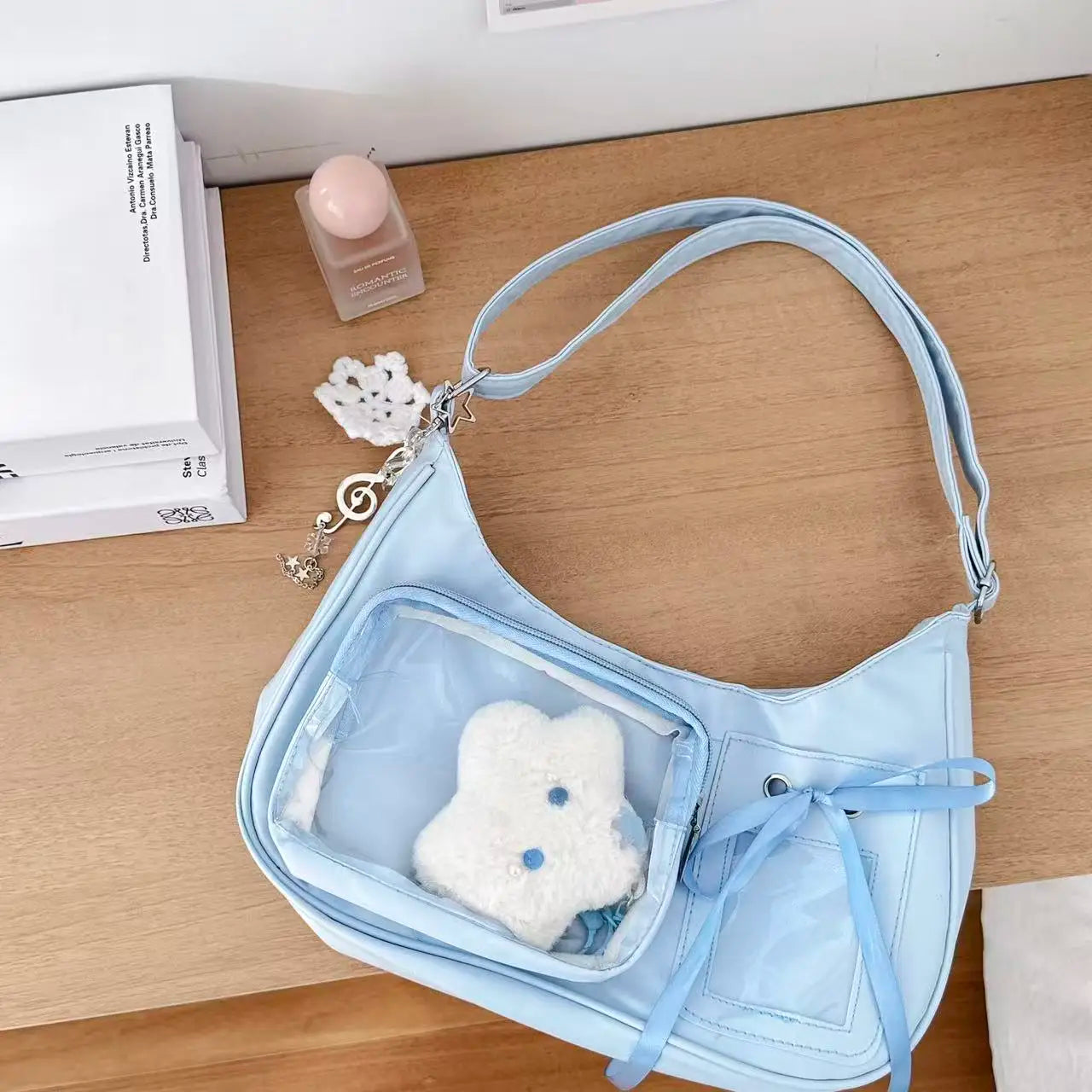 Y2K Clear Ita Crossbody Bag