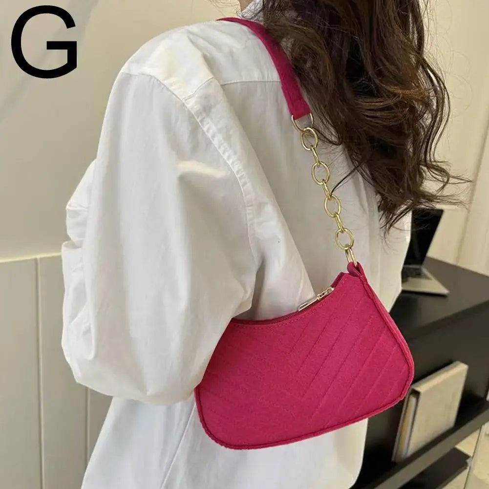 Mini Felt Saddle Bag