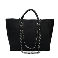 Chain Strap Shoulder Tote Bag