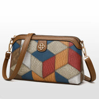 Ethnic Color Block Sling Bag