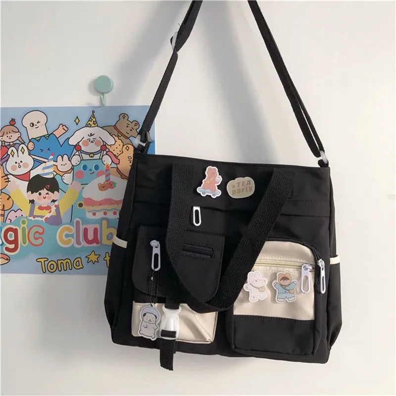 Waterproof Canvas Shoulder Tote