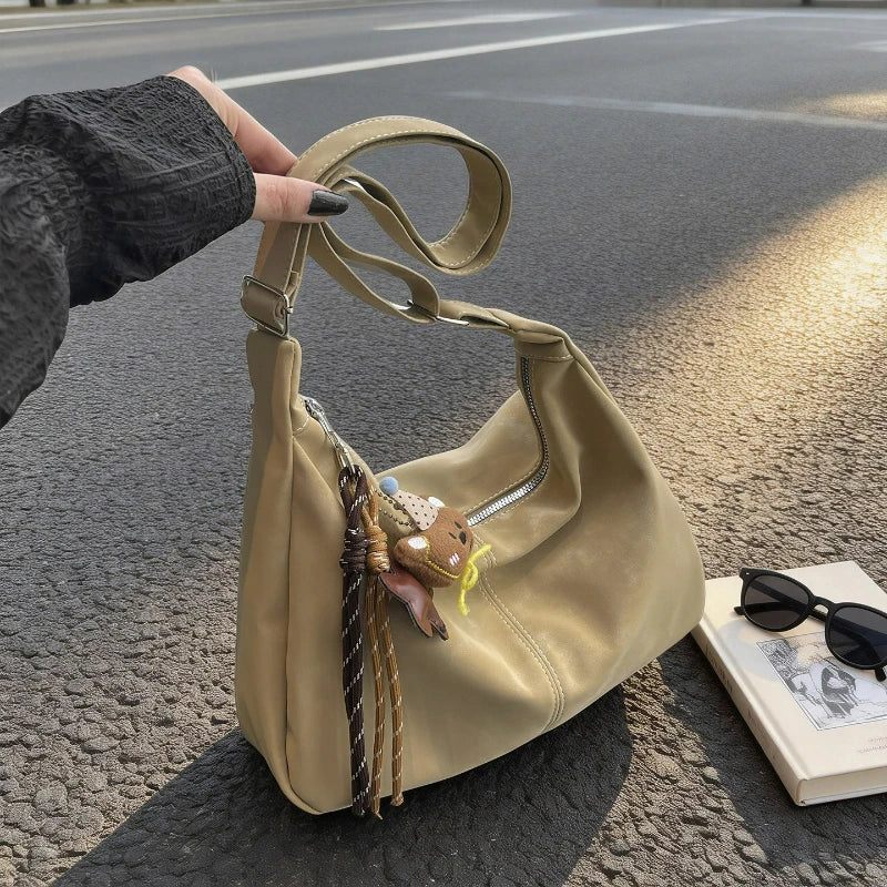 Casual Retro Hobo Shoulder Bag