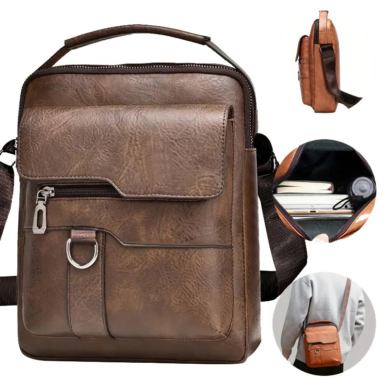 Men's Crossbody Work Briefcase