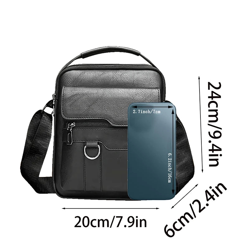 Men's Crossbody Work Briefcase