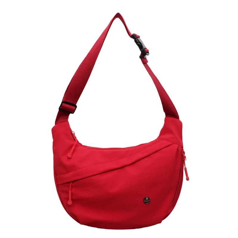 Korean Style Textured Hobo Bag