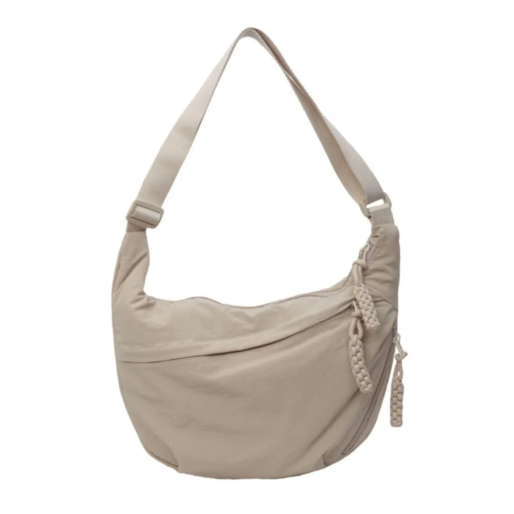 Canvas Dumpling Hobo Bag