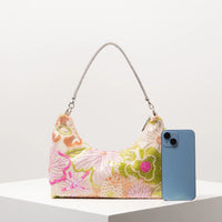 Floral Sequin Embroidered Evening Bag