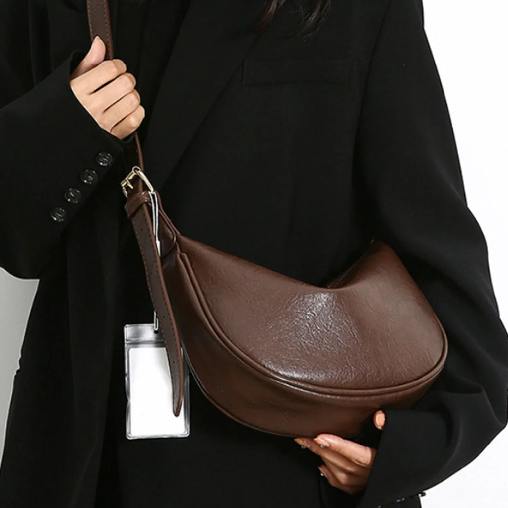 Vintage Croissant Shoulder Bag