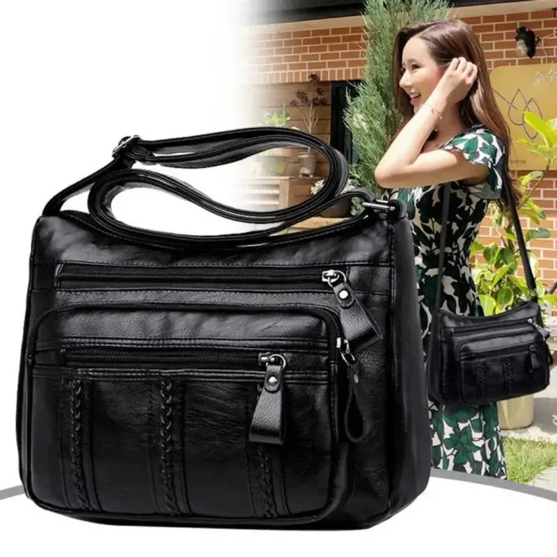 Lightweight Multi-Layer Shoulder Bag