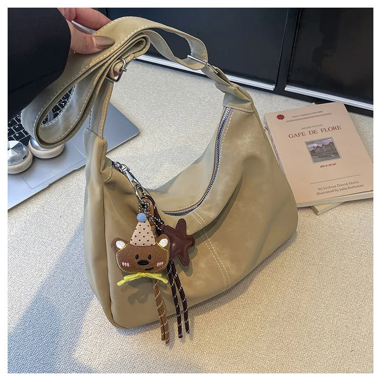 Casual Retro Hobo Shoulder Bag