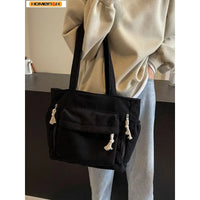 Corduroy Travel Shoulder Bag