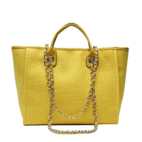Chain Strap Shoulder Tote Bag