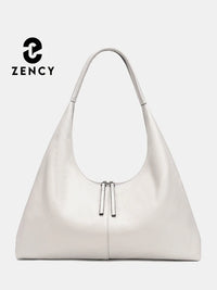 Large Genuine Leather Hobo Tote