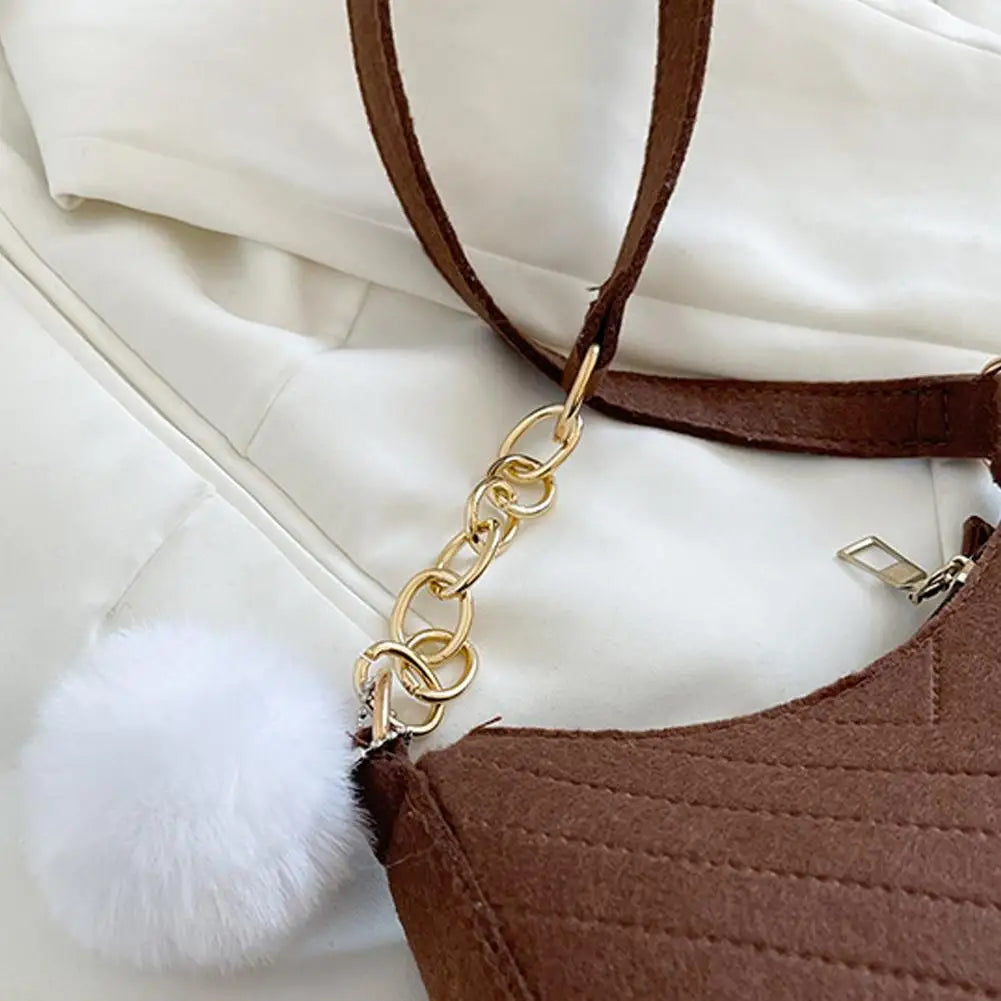 Mini Felt Saddle Bag