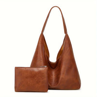 Minimalist Retro Shoulder Tote
