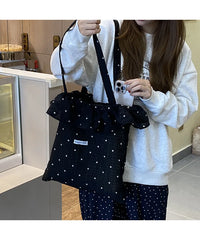 Chiffon Mesh Layered Tote Bag