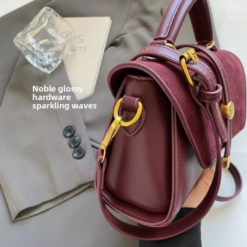 Gold Hardware Flap Hobo Bag