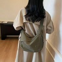 Korean Style Textured Hobo Bag