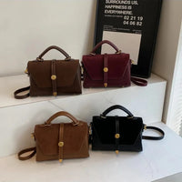 Gold Hardware Flap Hobo Bag