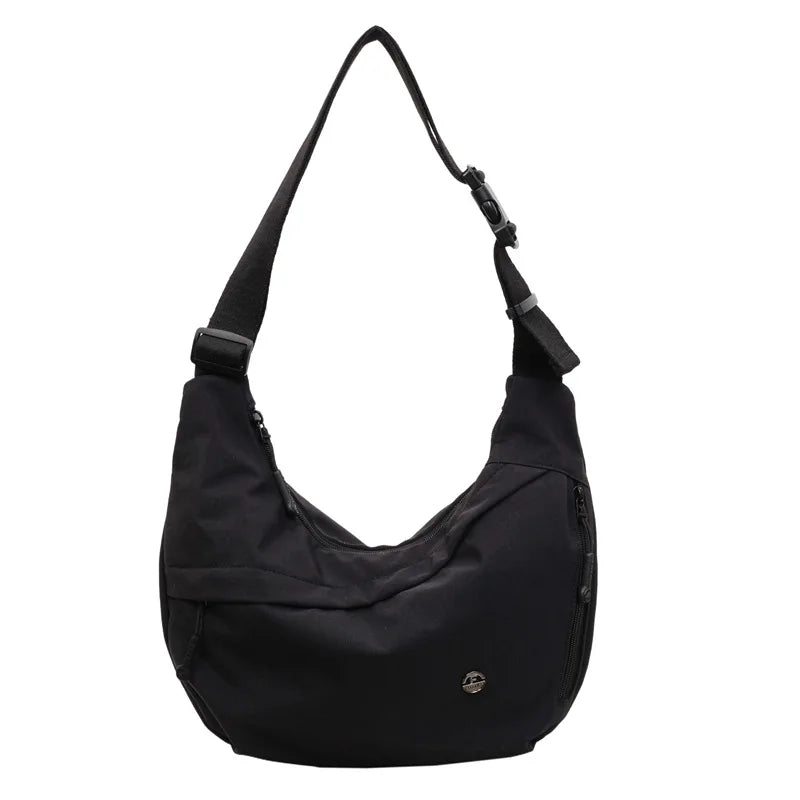 Korean Style Textured Hobo Bag