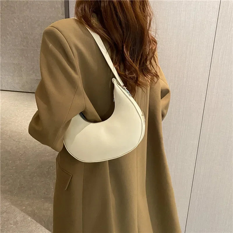 Mini Vegan Leather Hobo Clutch