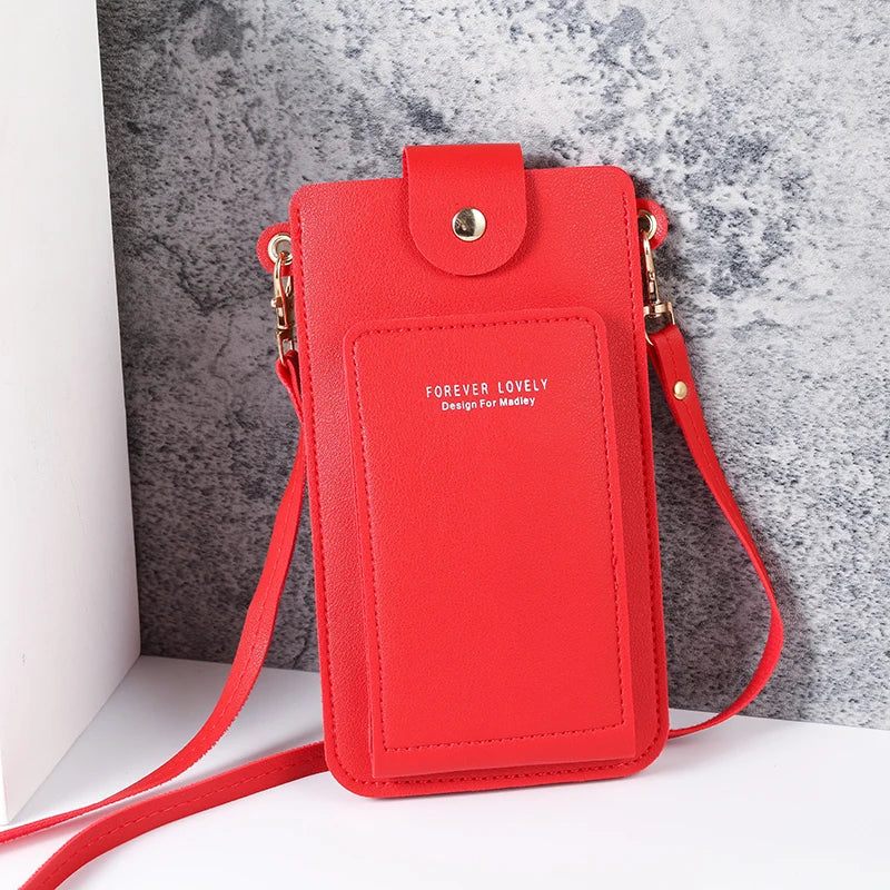 Compact Phone Wallet Crossbody Bag