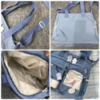 Waterproof Canvas Shoulder Tote