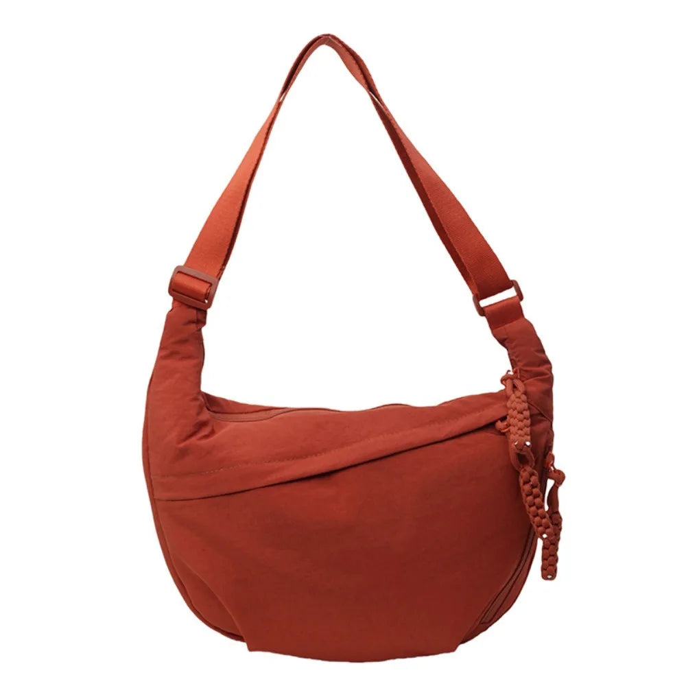 Canvas Dumpling Hobo Bag