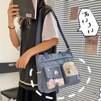 Waterproof Canvas Shoulder Tote
