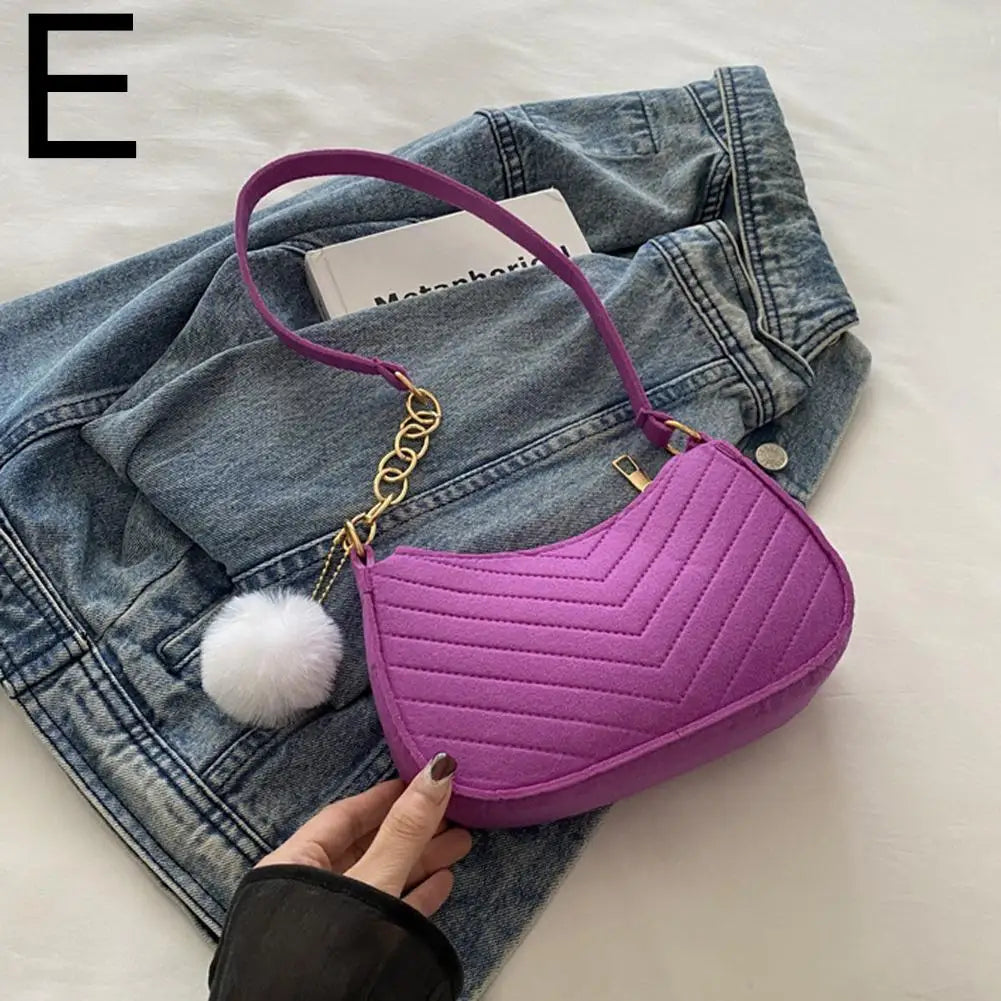 Mini Felt Saddle Bag