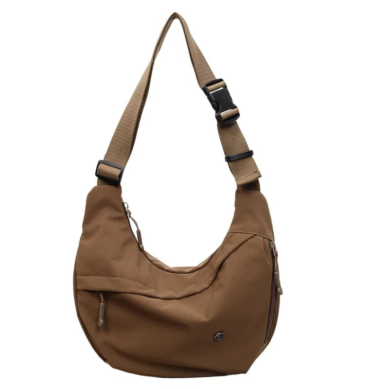 Korean Style Textured Hobo Bag