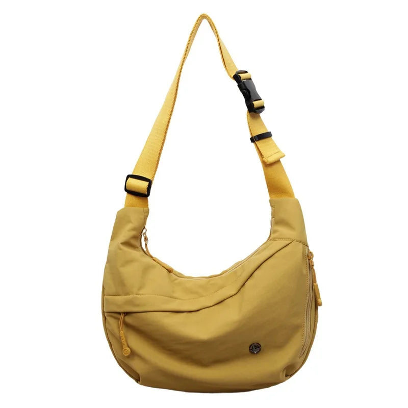 Korean Style Textured Hobo Bag