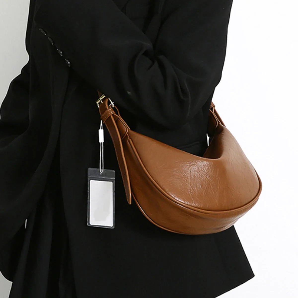 Vintage Croissant Shoulder Bag