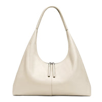 Large Genuine Leather Hobo Tote