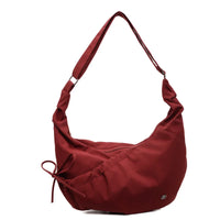 Crinkled Nylon Hobo Bag