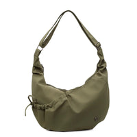 Crinkled Nylon Hobo Bag