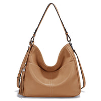 Elegant Tassel Soft Leather Hobo