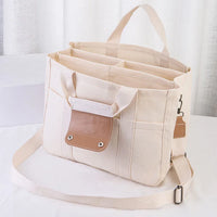 Casual Canvas Multi-Pocket Tote
