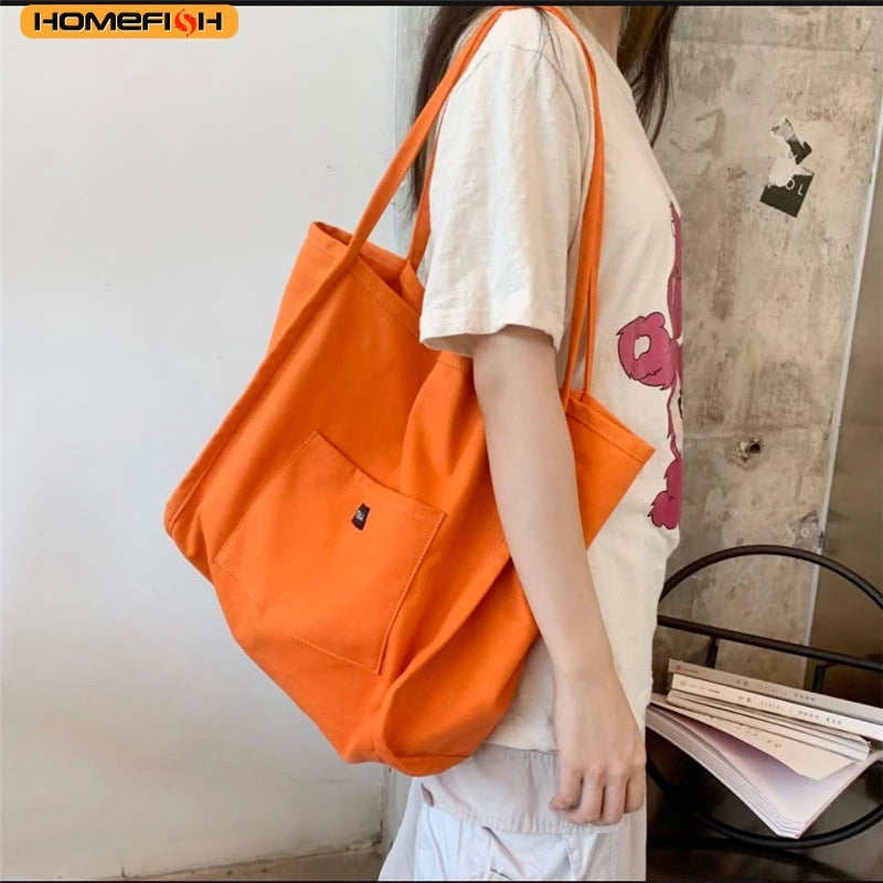 Everyday Canvas Shoulder Tote