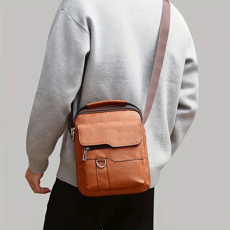 Men's Crossbody Work Briefcase