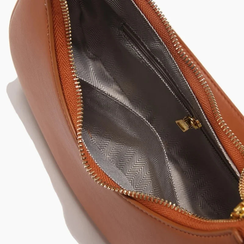 Soft Half Moon Underarm Bag