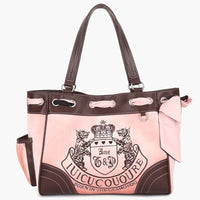 Y2K Embroidered Velvet Tote
