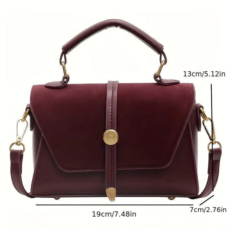 Gold Hardware Flap Hobo Bag